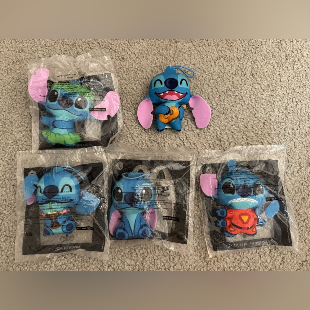 Stitch McDonald’s happy meal toys 2022